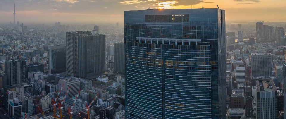 Bvlgari Hotel Tokyo — 東京ミッドタウン八重洲 外観夜景