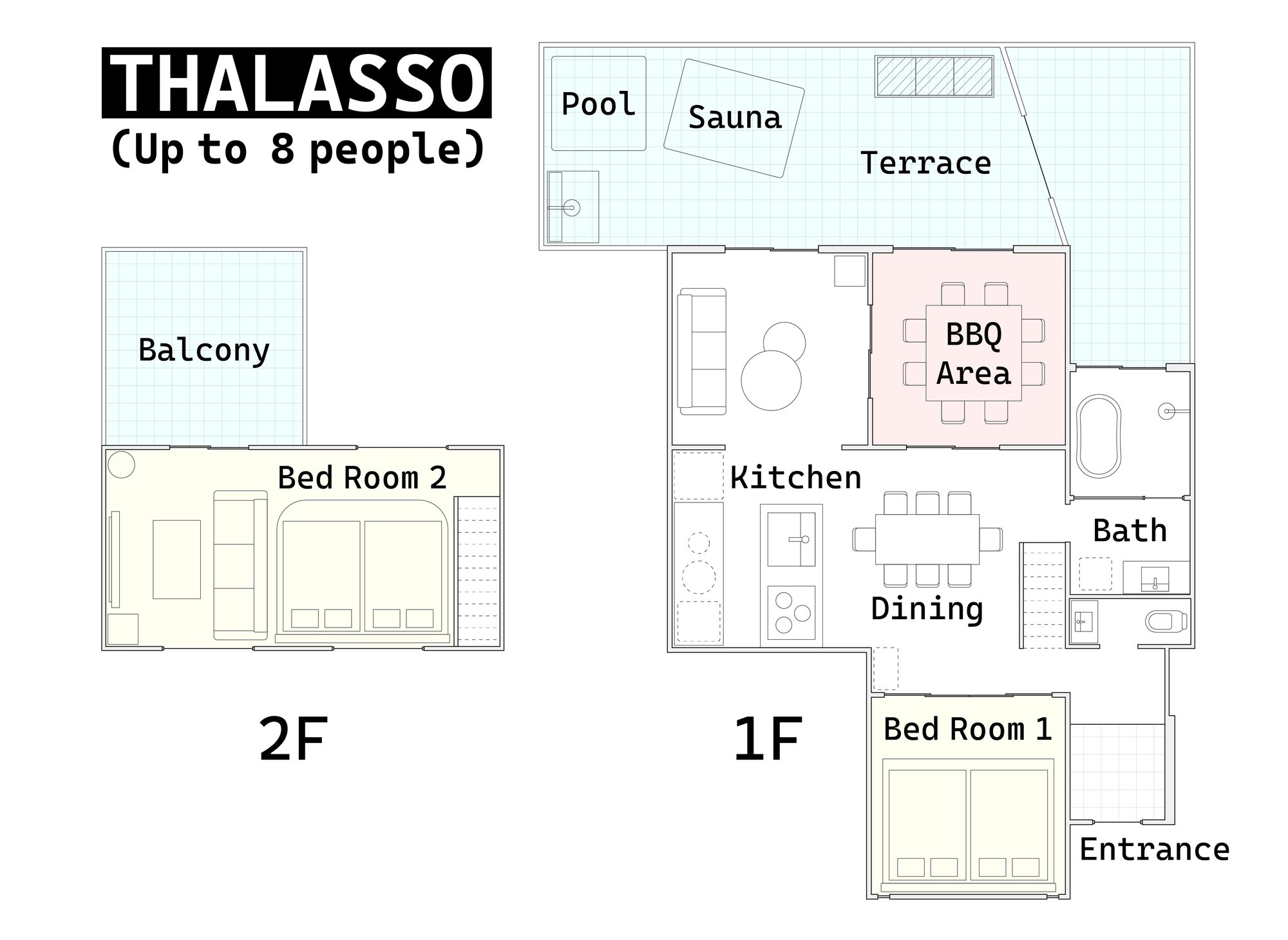 THE THALASSO ITOSHIMA — 糸島・二丈吉井 · 福吉海岸沿いのプライベートヴィラ、バレルサウナ完備