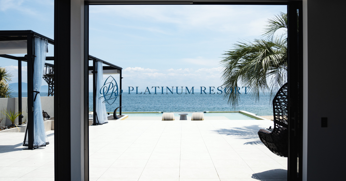 PLATINUM RESORT — 大津市南小松・近江舞子 · 専用ビーチとインフィニティプールを持つ一棟貸しヴィラ