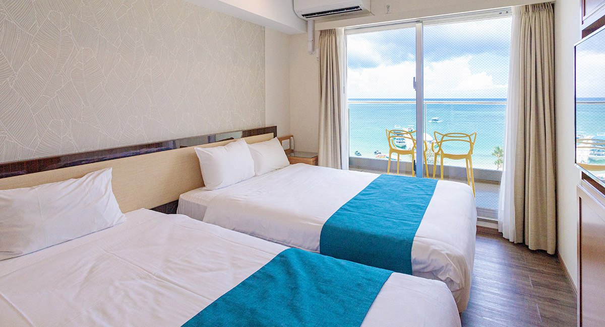 KARIYUSHI LCH.RESORT on The Beach — 名護西海岸 · リーフに守られた天然ビーチ前のオーシャンビュー客室