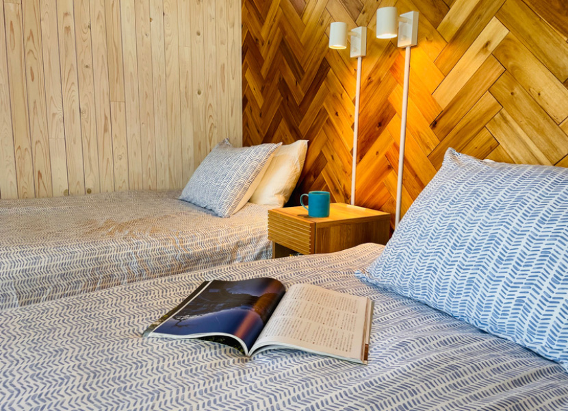 PACIFICO SURF HOUSE — 徳島県海陽町板取 · 四国産木材で仕上げた一棟貸しのサーフコテージ