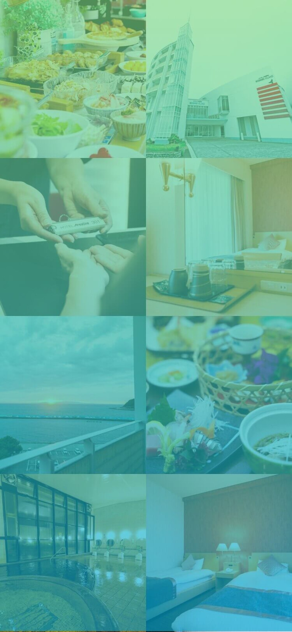 HOTEL Areaone Koshiki Island — 上甑島・里港前 · 全室オーシャンビューと甑島唯一の天然温泉